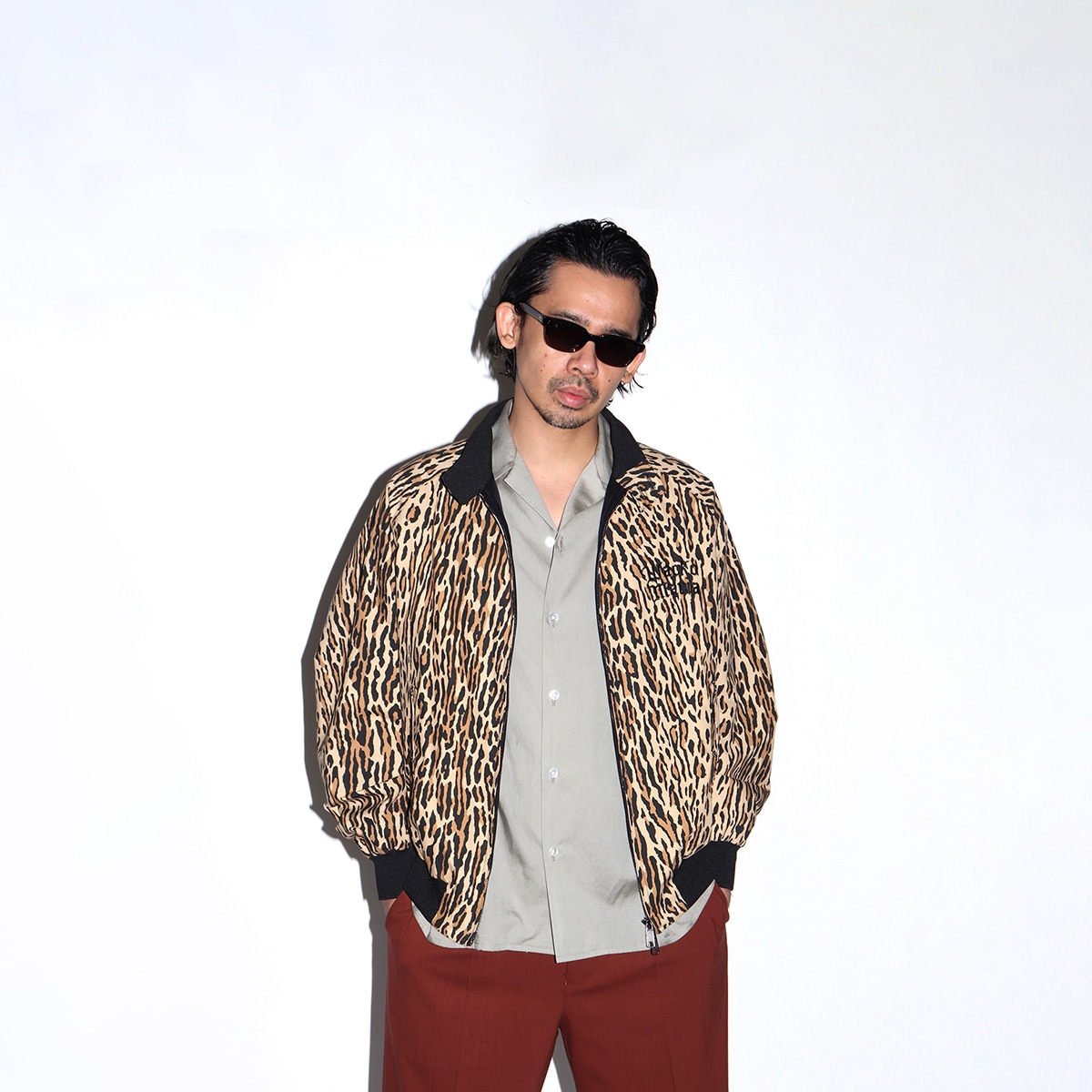 【最終値下げ】WACKO MARIAワコマリア ジャガードポロ XL 中古・古着通販】WACKO MARIA (ワコマリア) STRIPED KNIT JACQUARD